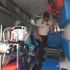 Подготовка пациента к транспортировке и перелёту